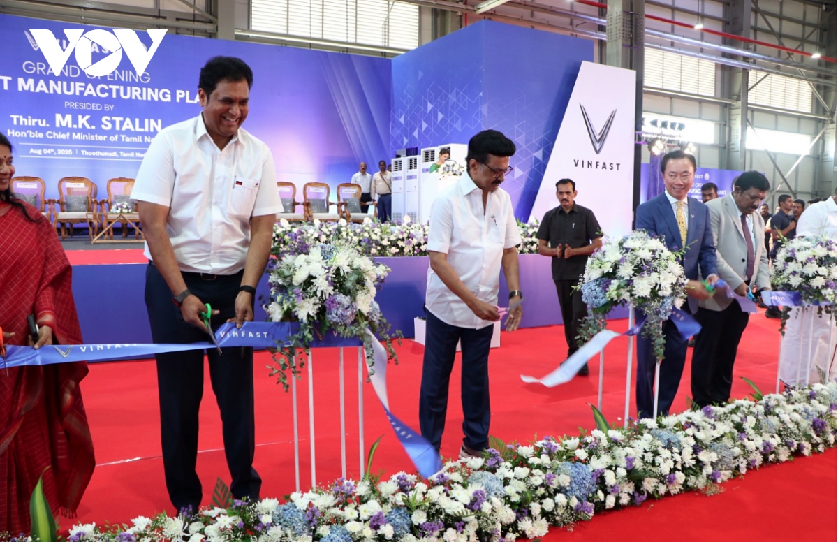 VinFast inaugurates EV assembly plant in India